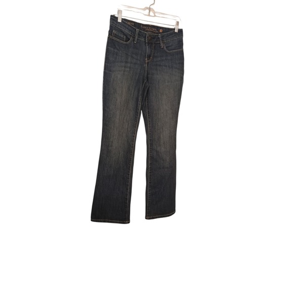 Faded Glory Womens Curvy Bootcut Med Wash Low Rise Blue Jeans Size 4P Petite - Picture 2 of 9